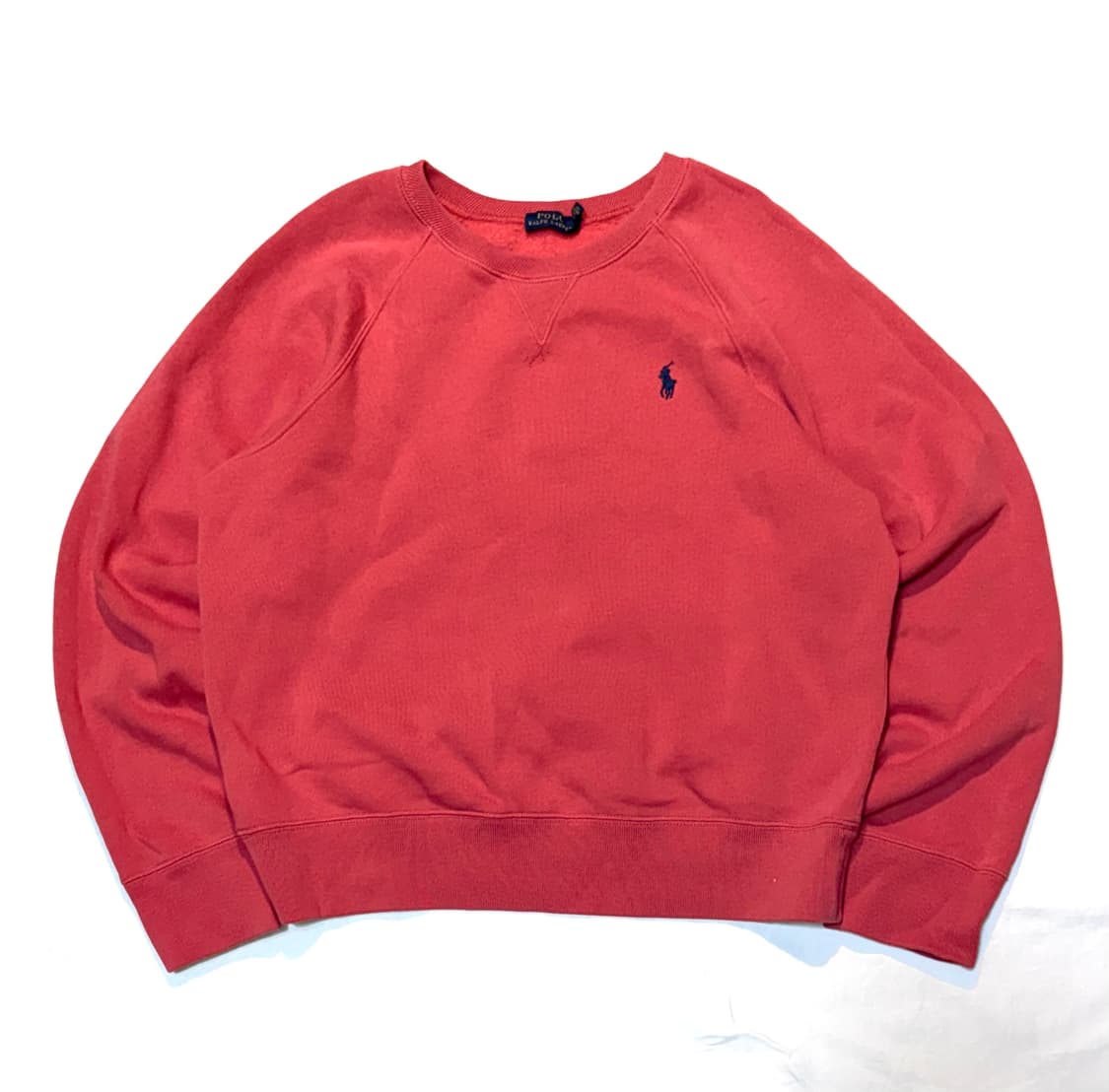 폴로 랄프로렌 맨투맨 스웻셔츠 오렌지 레드 상품이미지1