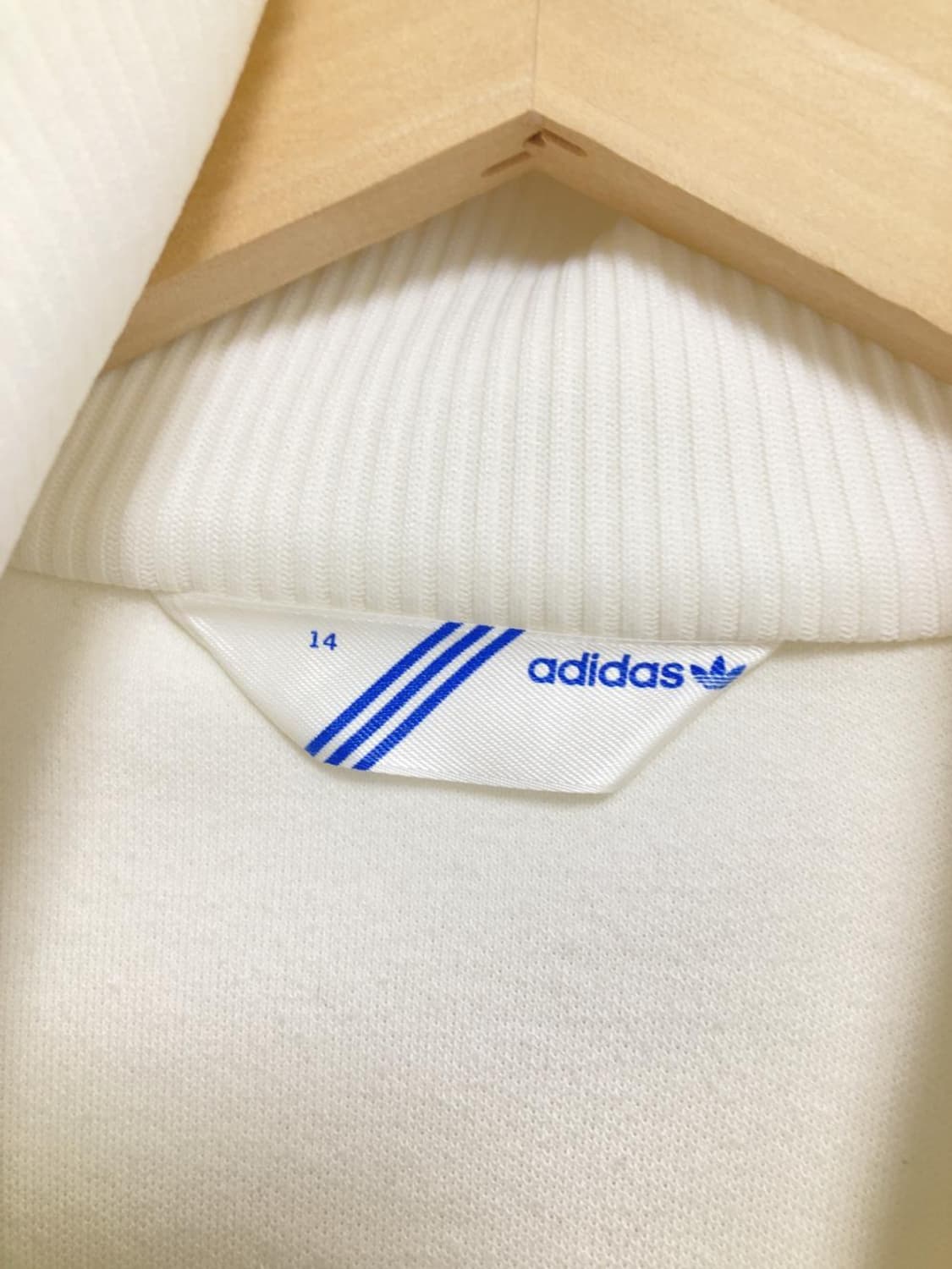 아디다스 흰금 져지 화이트 골드 트랙탑 집업 자켓 상품이미지3