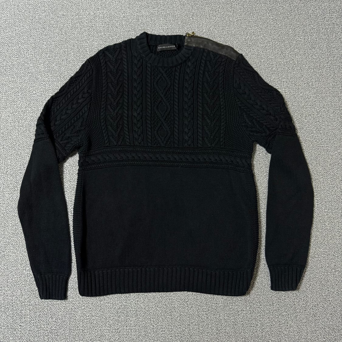 폴로 랄프로렌 가죽패치 니트 L 상품이미지1