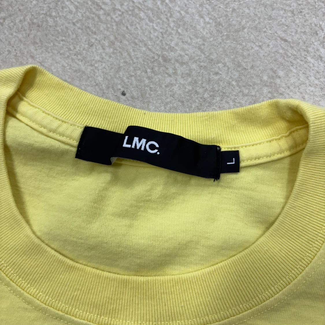 Lmc 멜팅 빅로고 옐로우 반팔티 상품이미지4