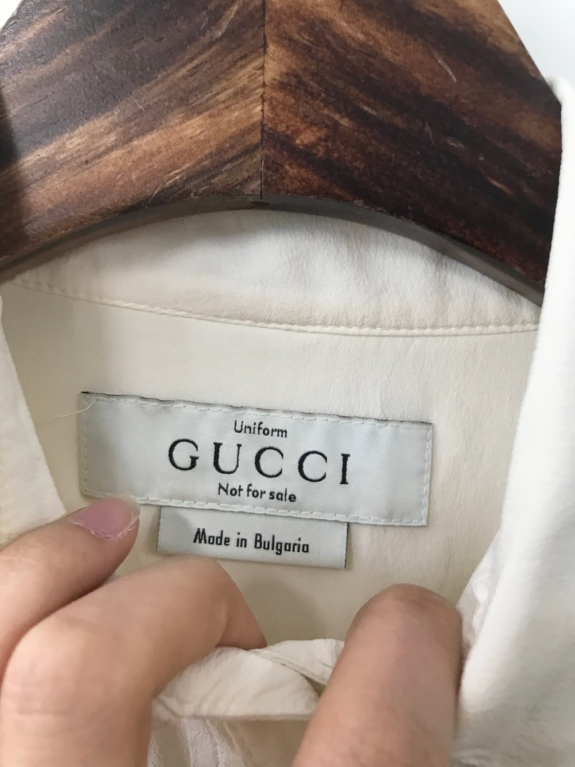 구찌 화이트 린넨 셔츠 상품이미지7