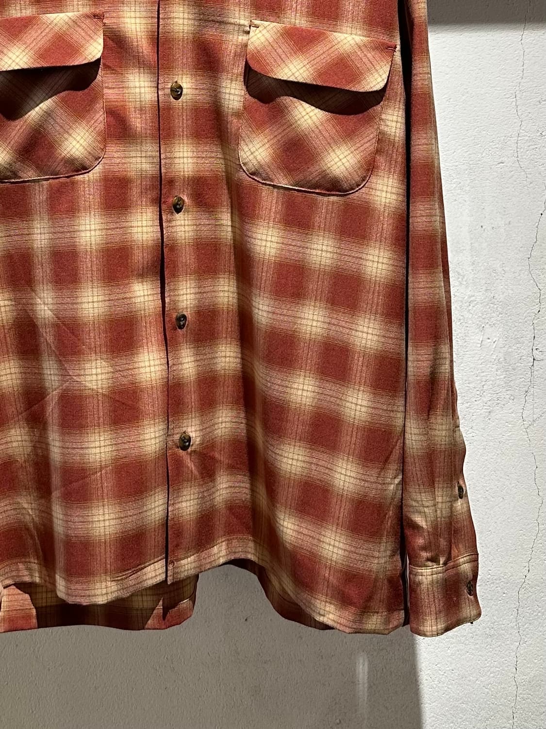 Beams Rayon On Bray Check Shirt 상품이미지3