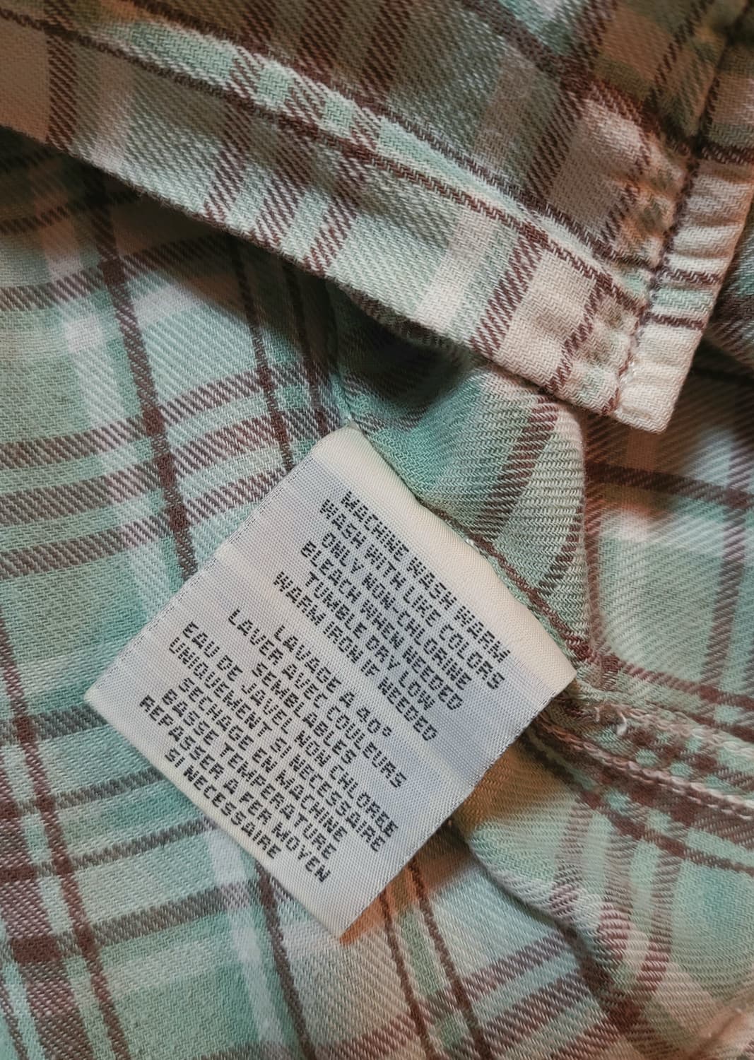 폴로 데님앤서플라이 여성용 체크 남방(S) 상품이미지6