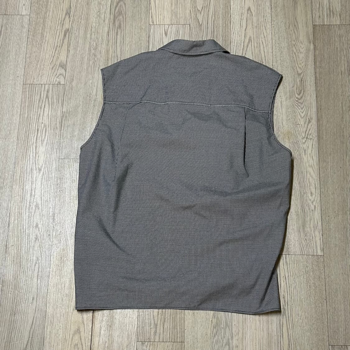 솔리드 옴므 정품 오버핏 셔츠 조끼 베스트 95-110 상품이미지2