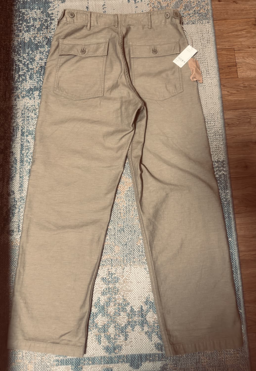 26SS 오어슬로우 레귤러핏 퍼티그 팬츠 샌드베이지 상품이미지4