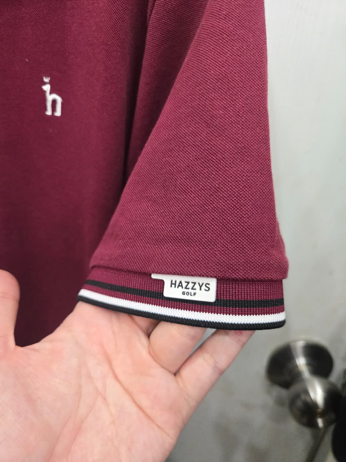 110,2XL )) HAZZYS golf 헤지스 골프 카라 반팔티셔츠~ 상품이미지3