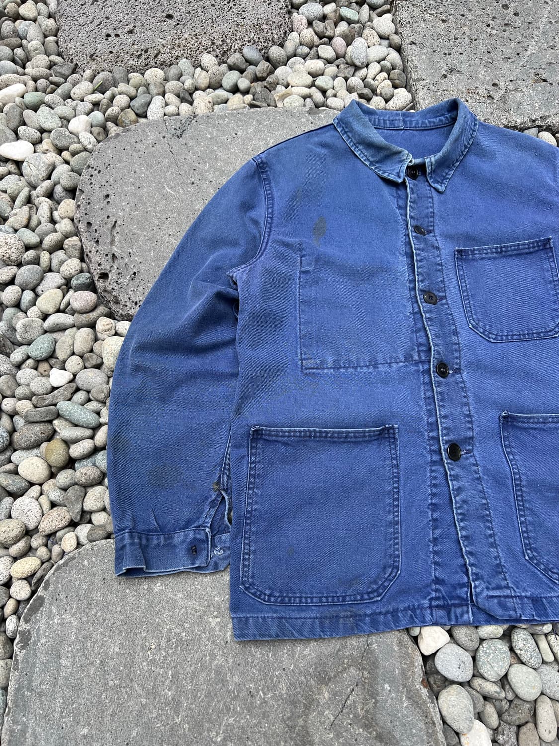 OLD VINTAGE WASHING BLUE 빈티지 프렌치워크자켓 상품이미지5