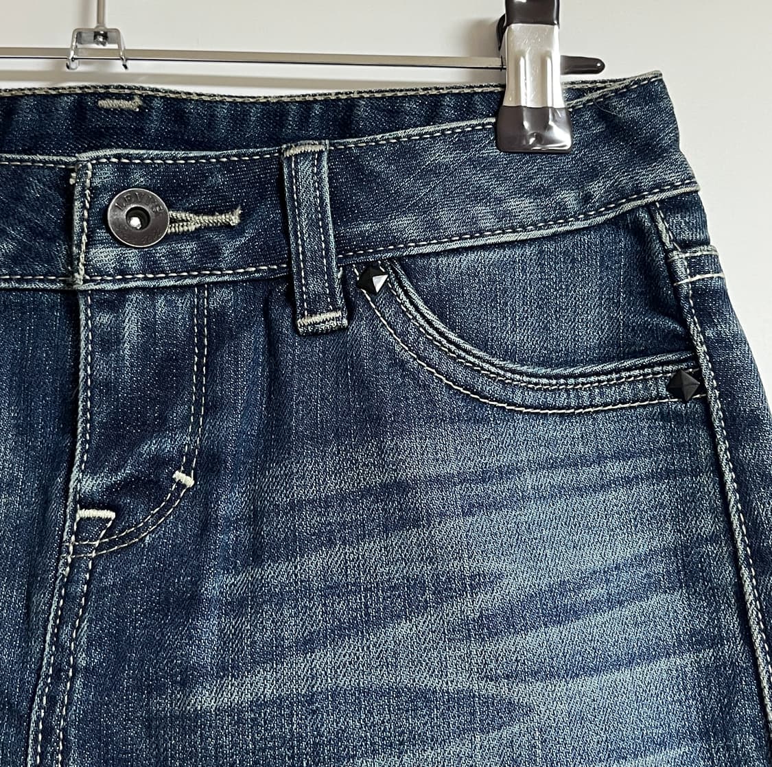 새상품 리바이스 레드탭 중청 데님 스커트 치마 미니스커트 S 상품이미지2