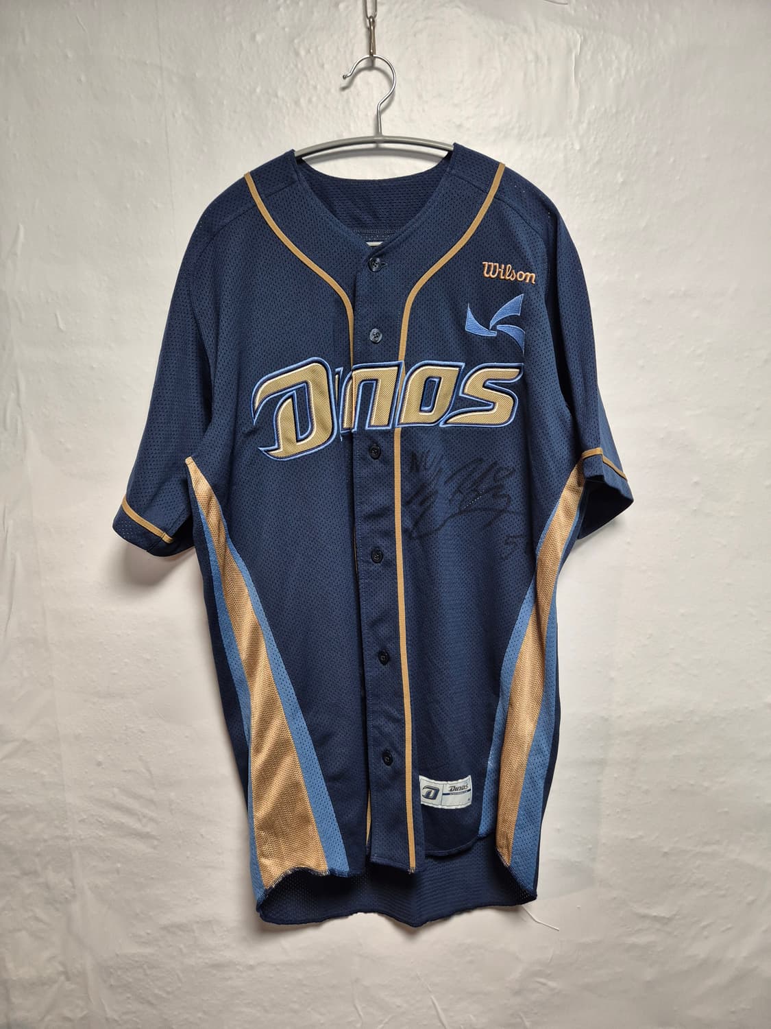 NC 다이노스 유니폼(50) XL사이즈  손정욱친필싸인 상품이미지1