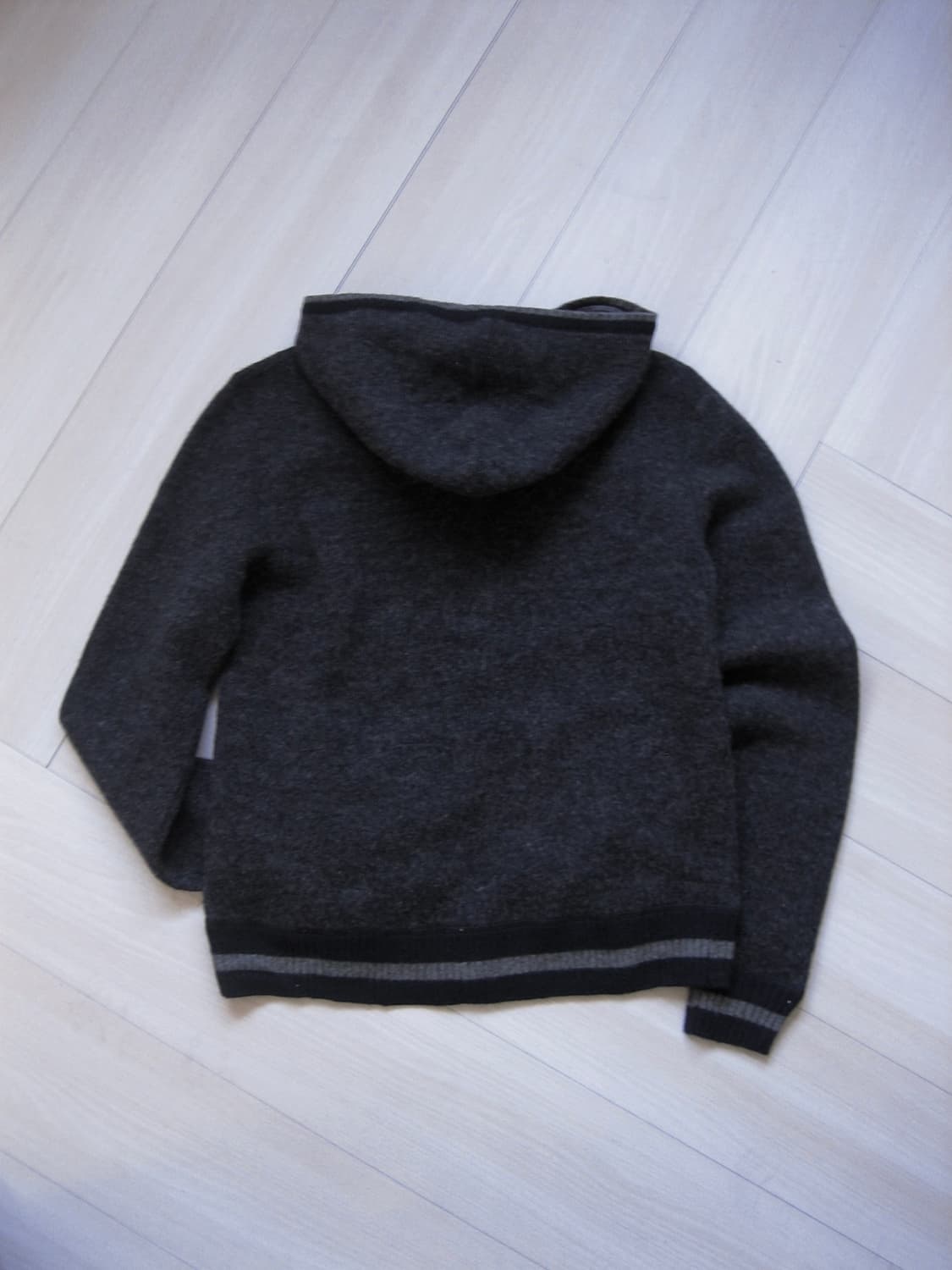 [COMME CA BOYS] 100% wool knit hoodie 상품이미지2