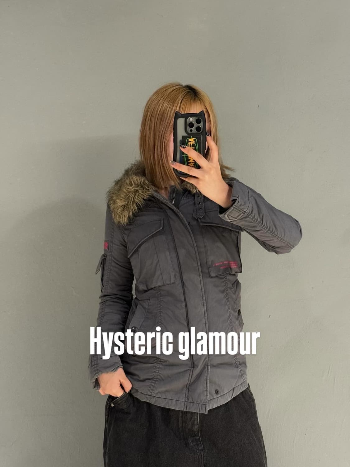 Hysteric glamour neck buckle parka 상품이미지1