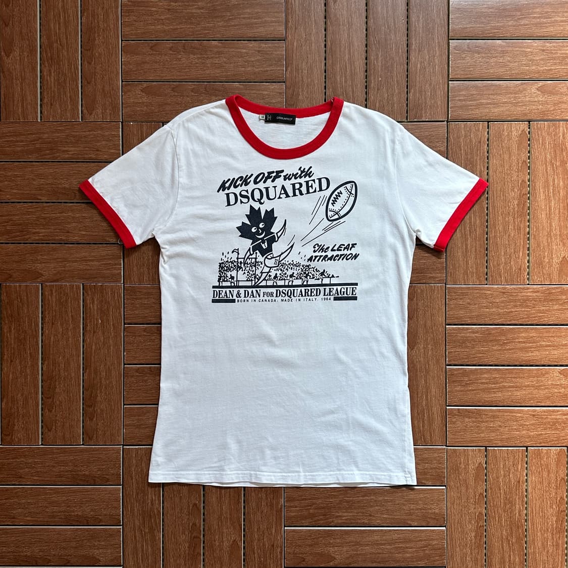 Dsquared2 printing ringer 1/2 tee 상품이미지1