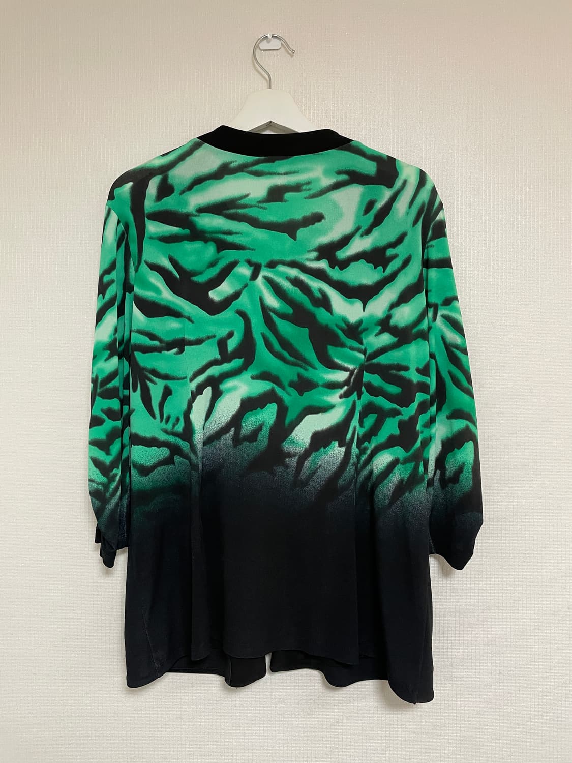 Zebra pattern zip-up jacket 블루종 상품이미지4