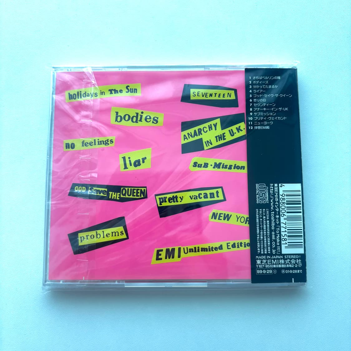 [일본반] Sex Pistols (섹스 피스톨즈) - Never Mind 상품이미지2