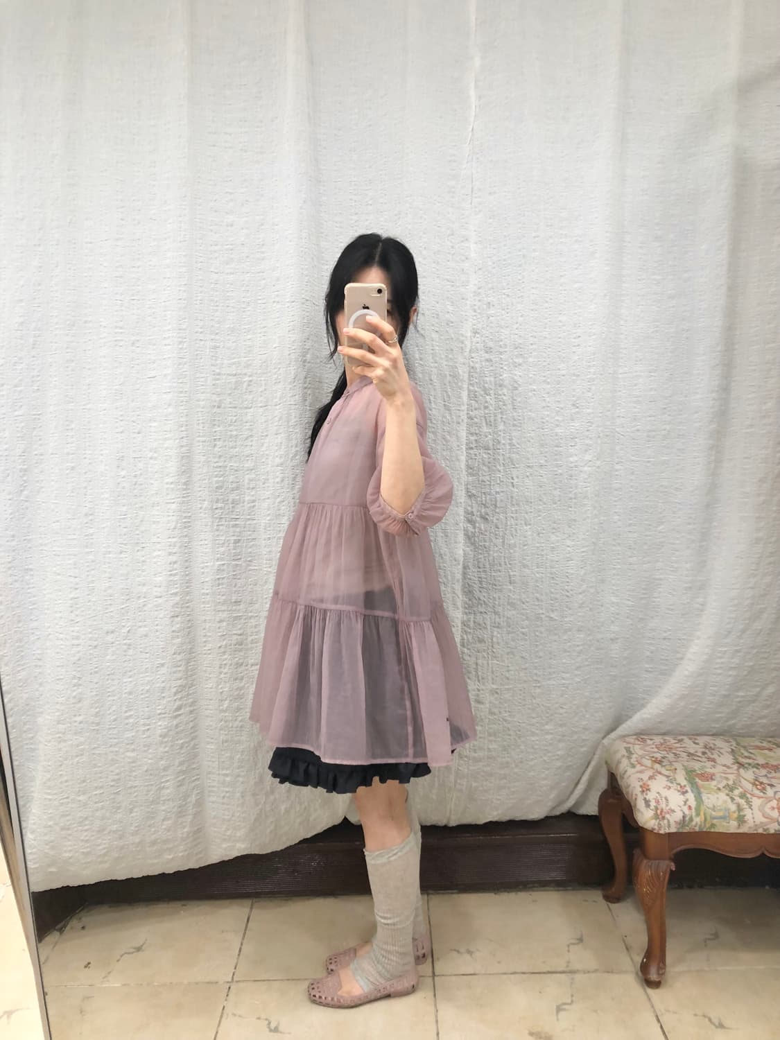 Lavender sheer mini ops 상품이미지3