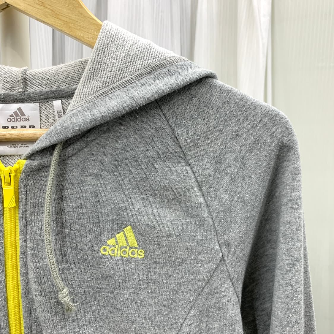 아디다스 ADIDAS 실버 펄 후드집업 1595 상품이미지2