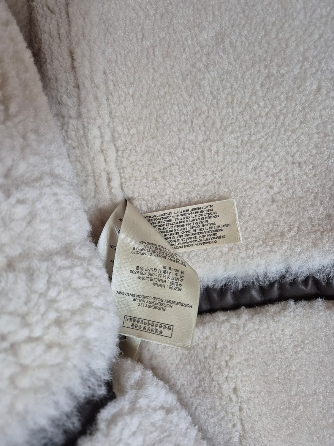 버버리 브릿/ 무스탕 /m 상품이미지4