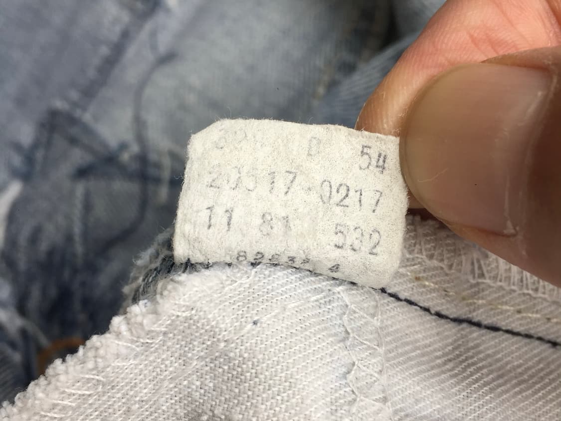 70-80‘s levis 리바이스 517 66사양 오렌지탭 상품이미지10