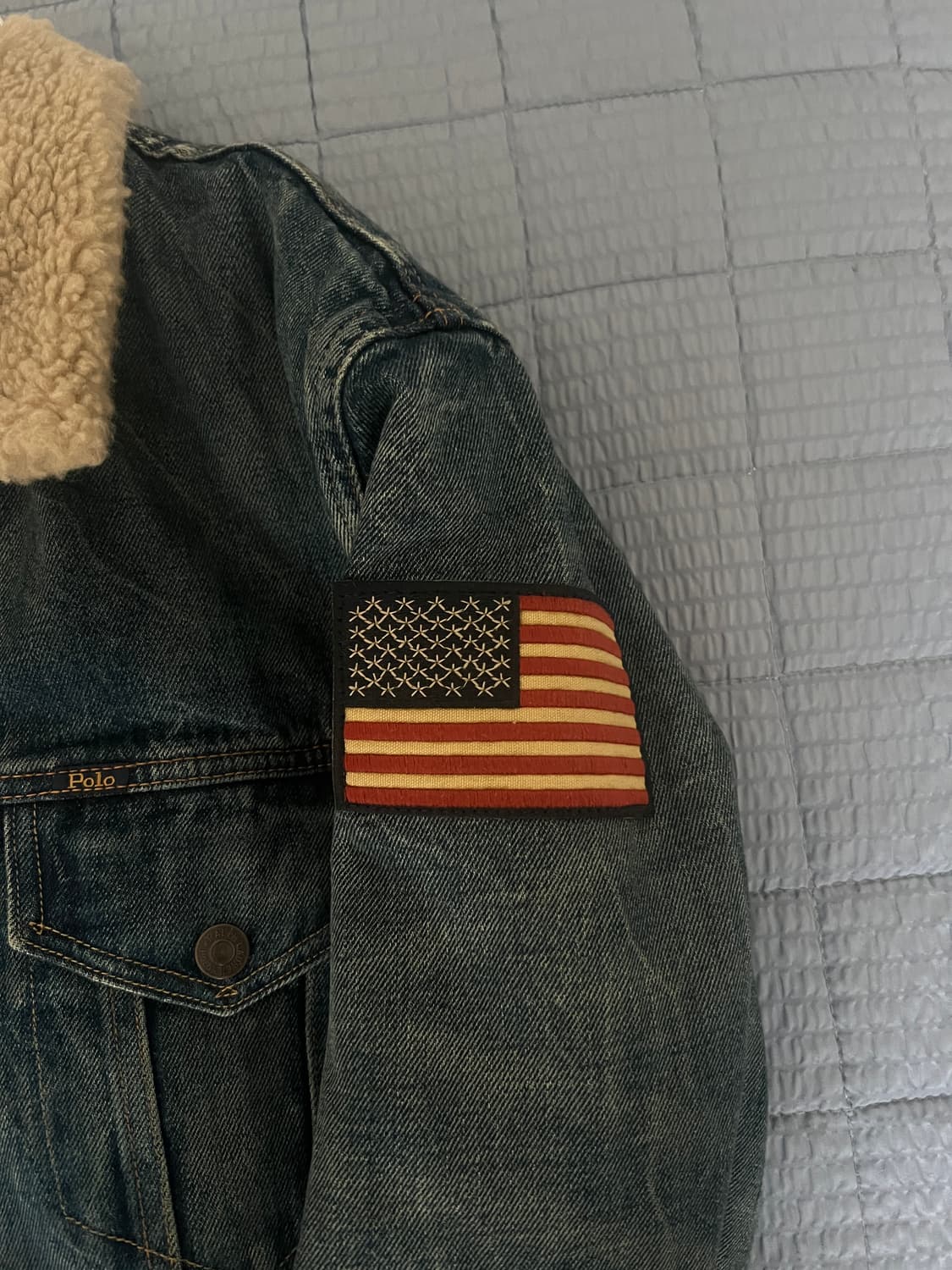 폴로 쉐르파 자켓 양털자켓 고윤정 자켓 남여 착용 가능 상품이미지3