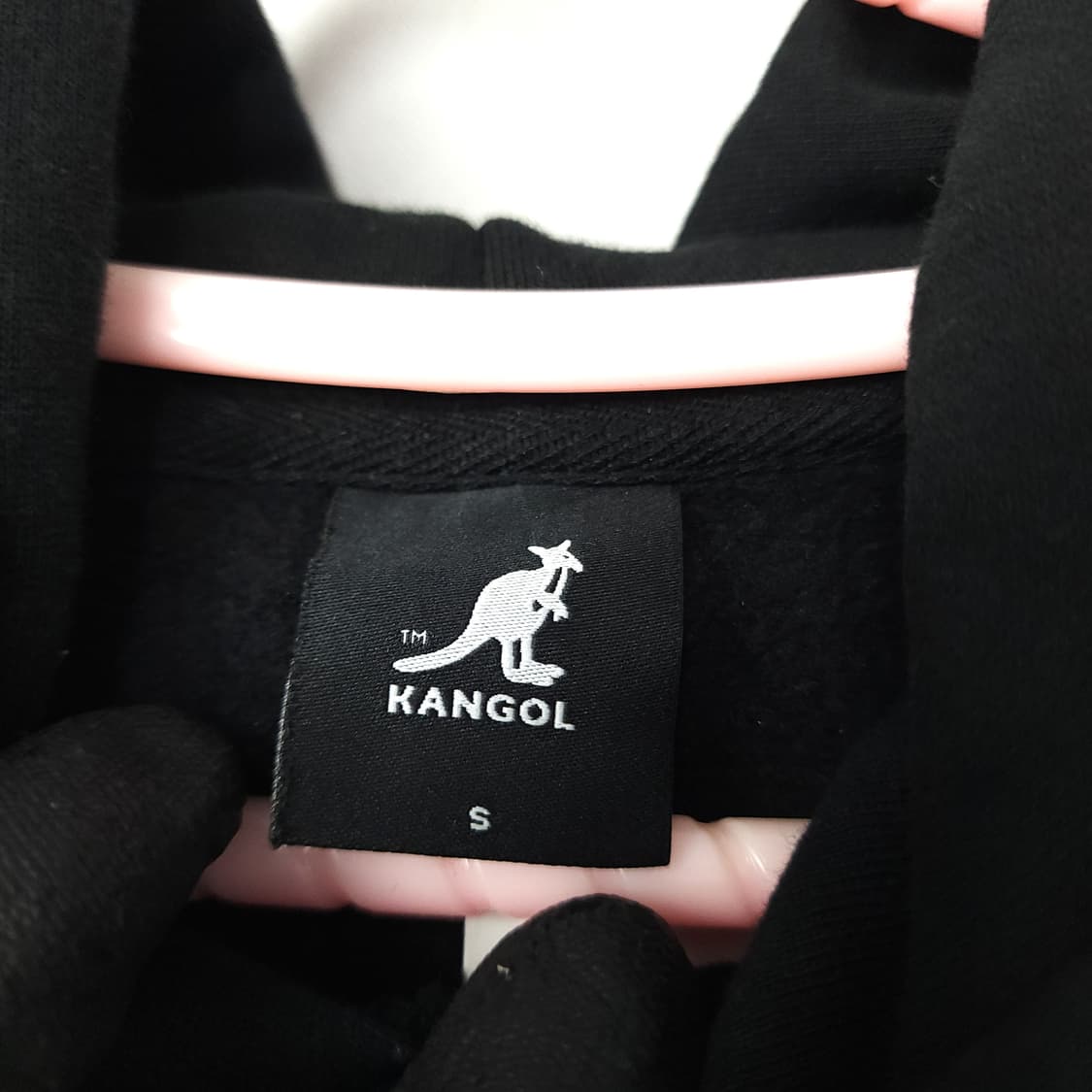 55[134] 캉골 후드티셔츠 블랙 상품이미지4