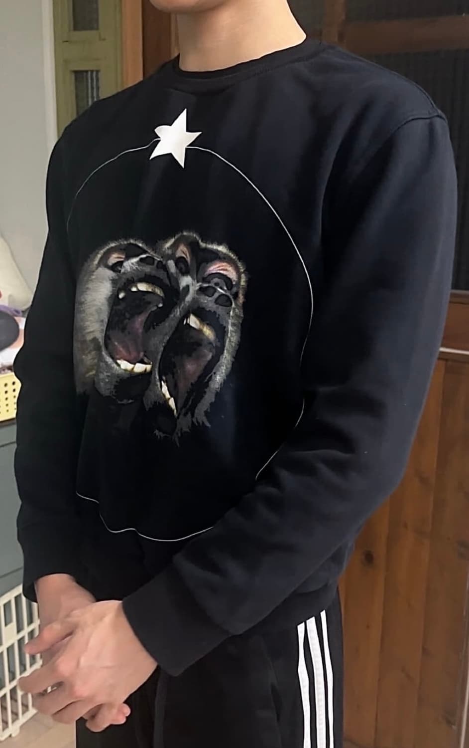 Givenchy 16aw two monkey sweat shirt M 상품이미지2