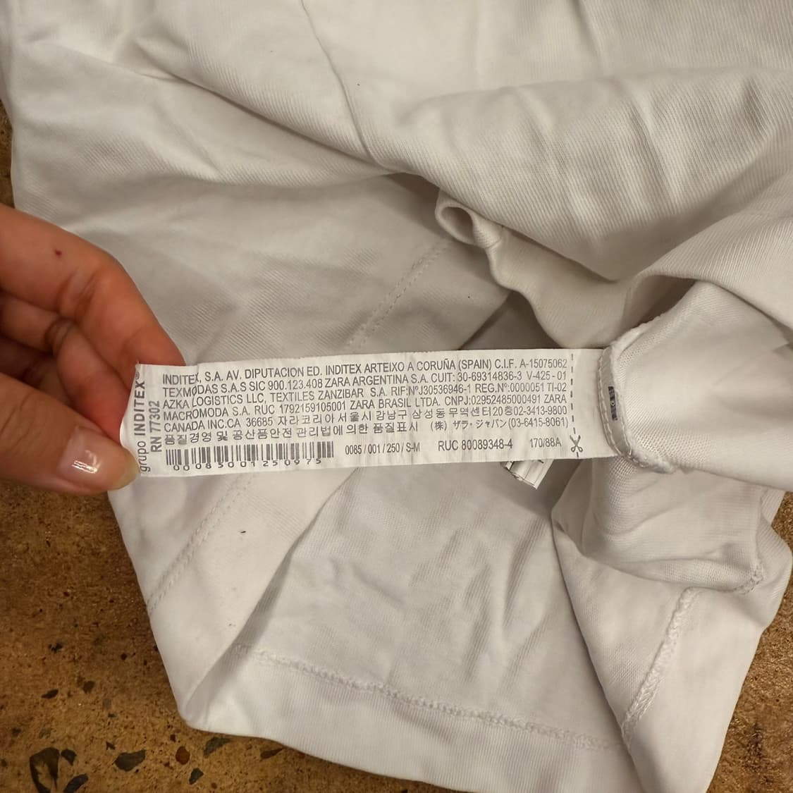 [ 정품/S-M ] ZARA 아더에러 롱슬리브 b15 상품이미지7