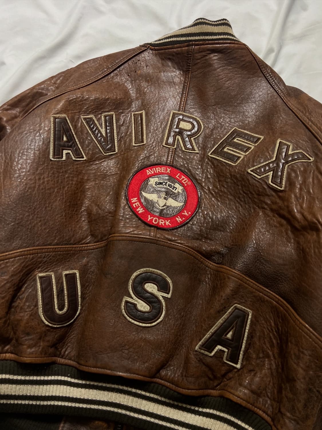 아비렉스 아이콘 가죽자켓 상품이미지8