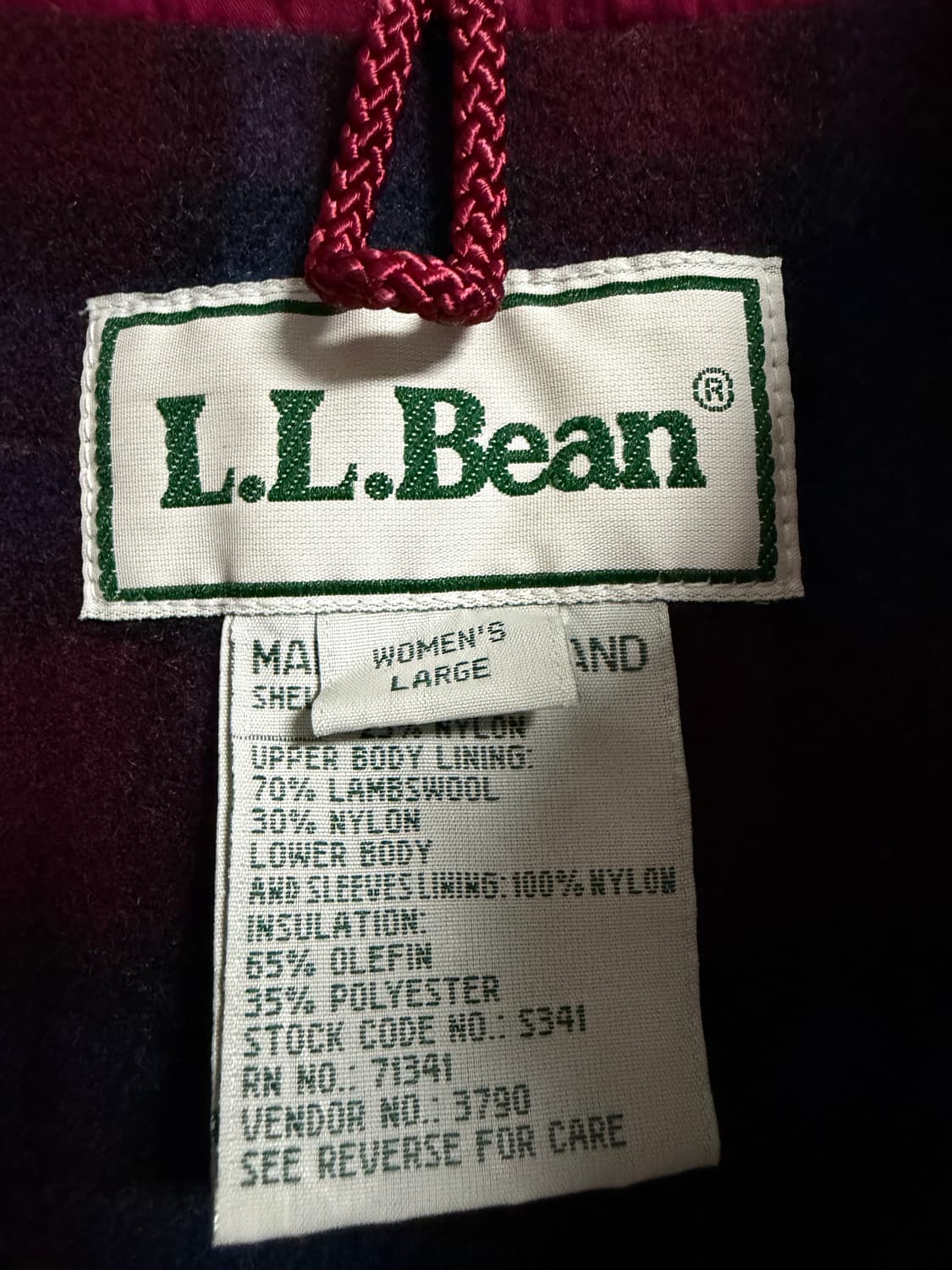 엘엘빈 우먼스 울 라이닝 나일론 파카 상품이미지4