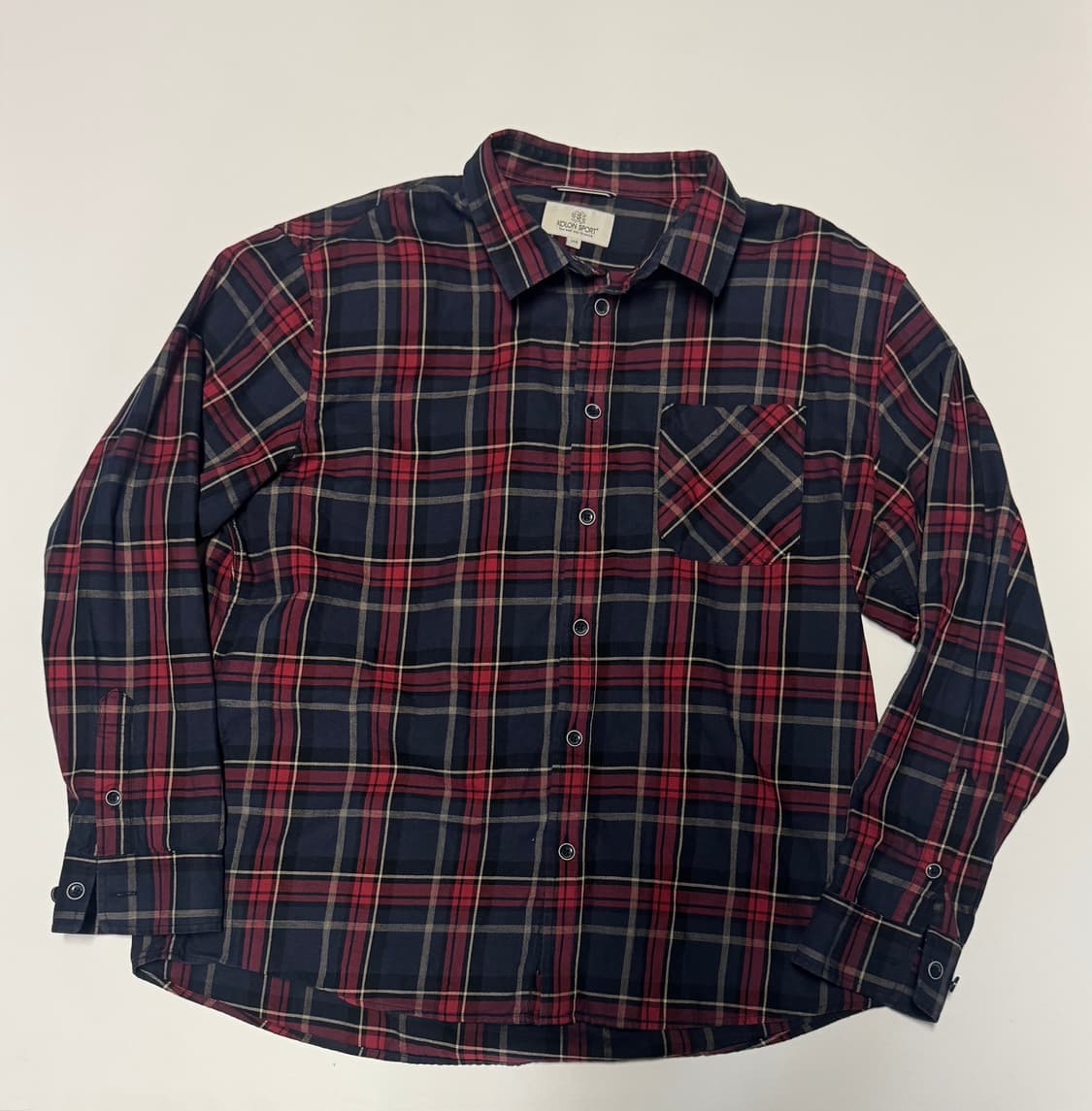코오롱스포츠 2020년도 오버핏 빈티지 체크 셔츠 2XL 상품이미지1