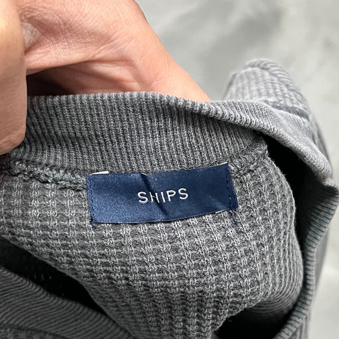  ships 와플 크롭티 y15787 상품이미지6