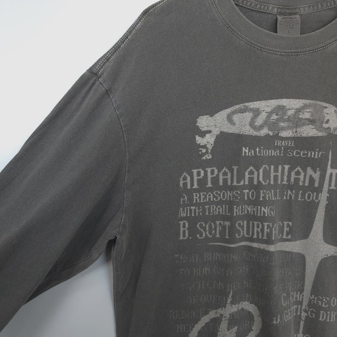 트래블 TRAVEL 그래픽 워싱 긴팔티셔츠 L 상품이미지4