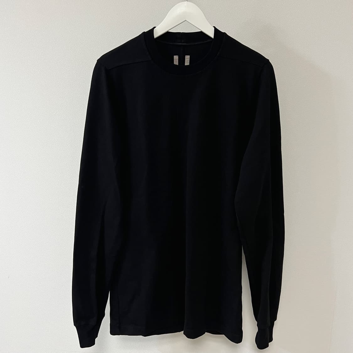 릭오웬스 16SS "CYCLOPS" 헤비 코튼 긴팔 티셔츠 롱슬리브 블랙 상품이미지3