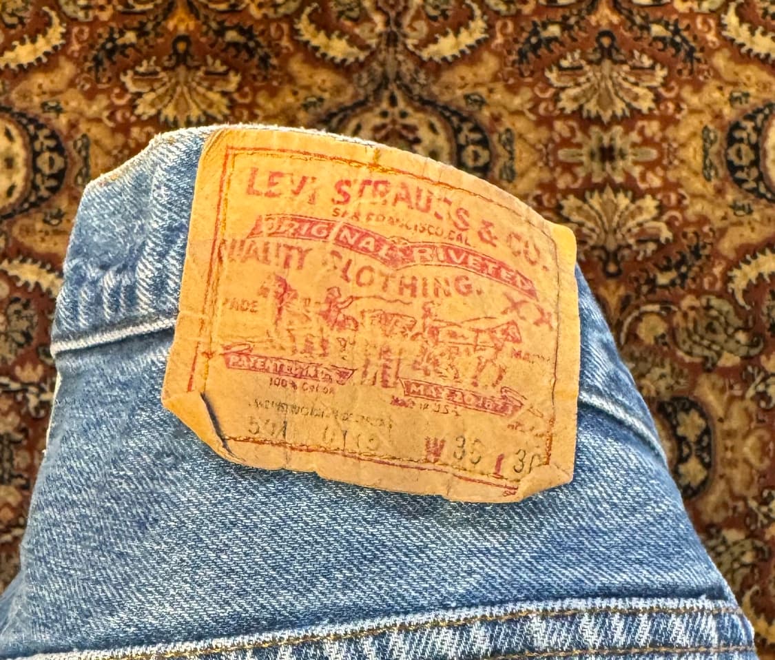 usa 빈티지 리바이스 501 데님 36"(32~35추천) (465) 상품이미지3