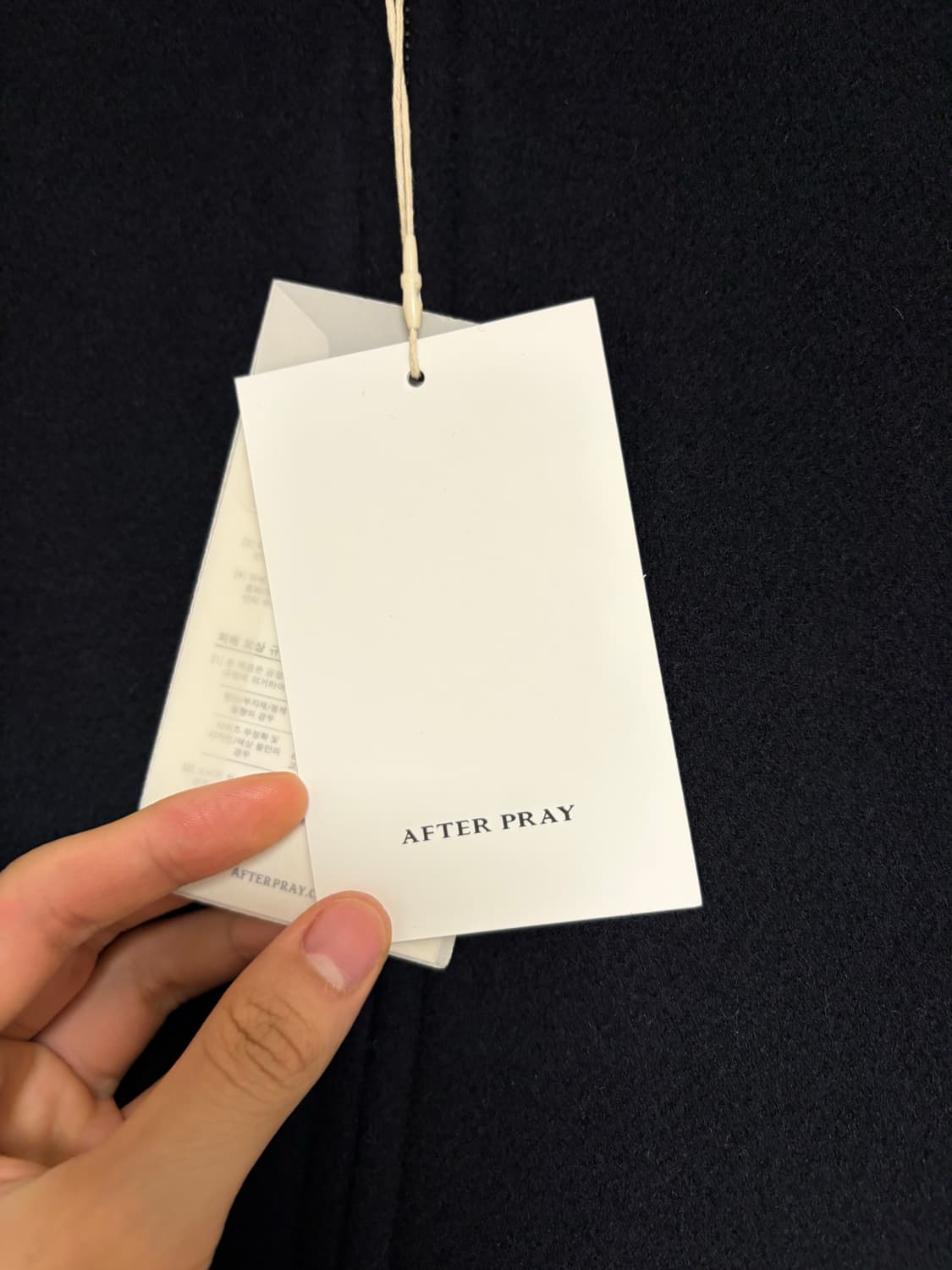 새상품) 애프터프레이 리가즈 해링턴 블루종 네이비 M 상품이미지2