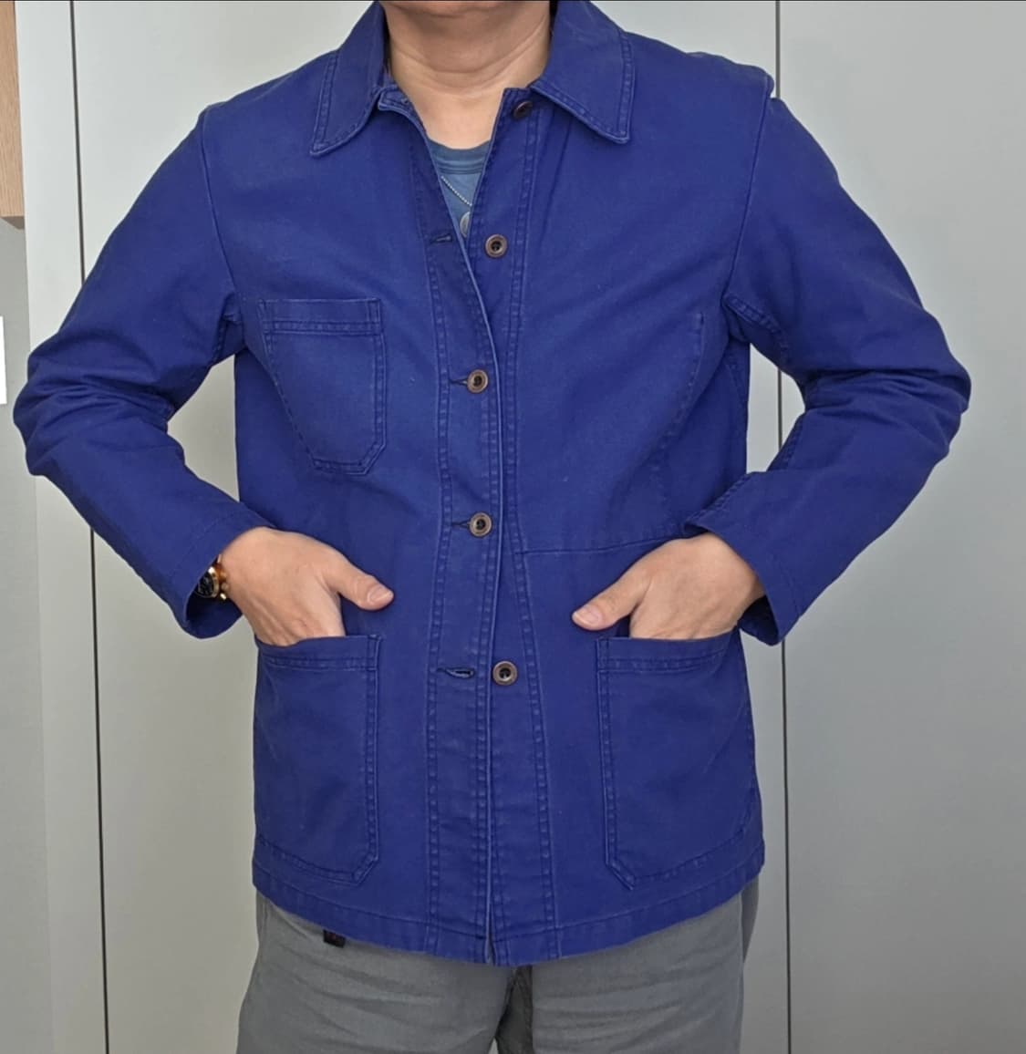 베트라 VETRA 프렌치 워크자켓 브레이져 로얄 블루 (44) 100~1 상품이미지7