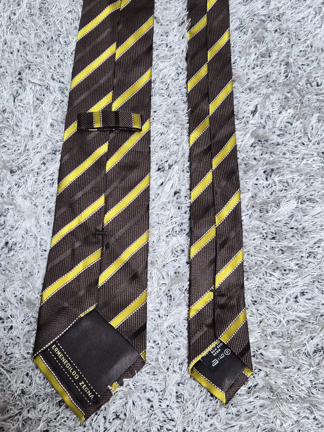 에르메네질도제냐Zegna 사선 넥타이 Free - N17 상품이미지5