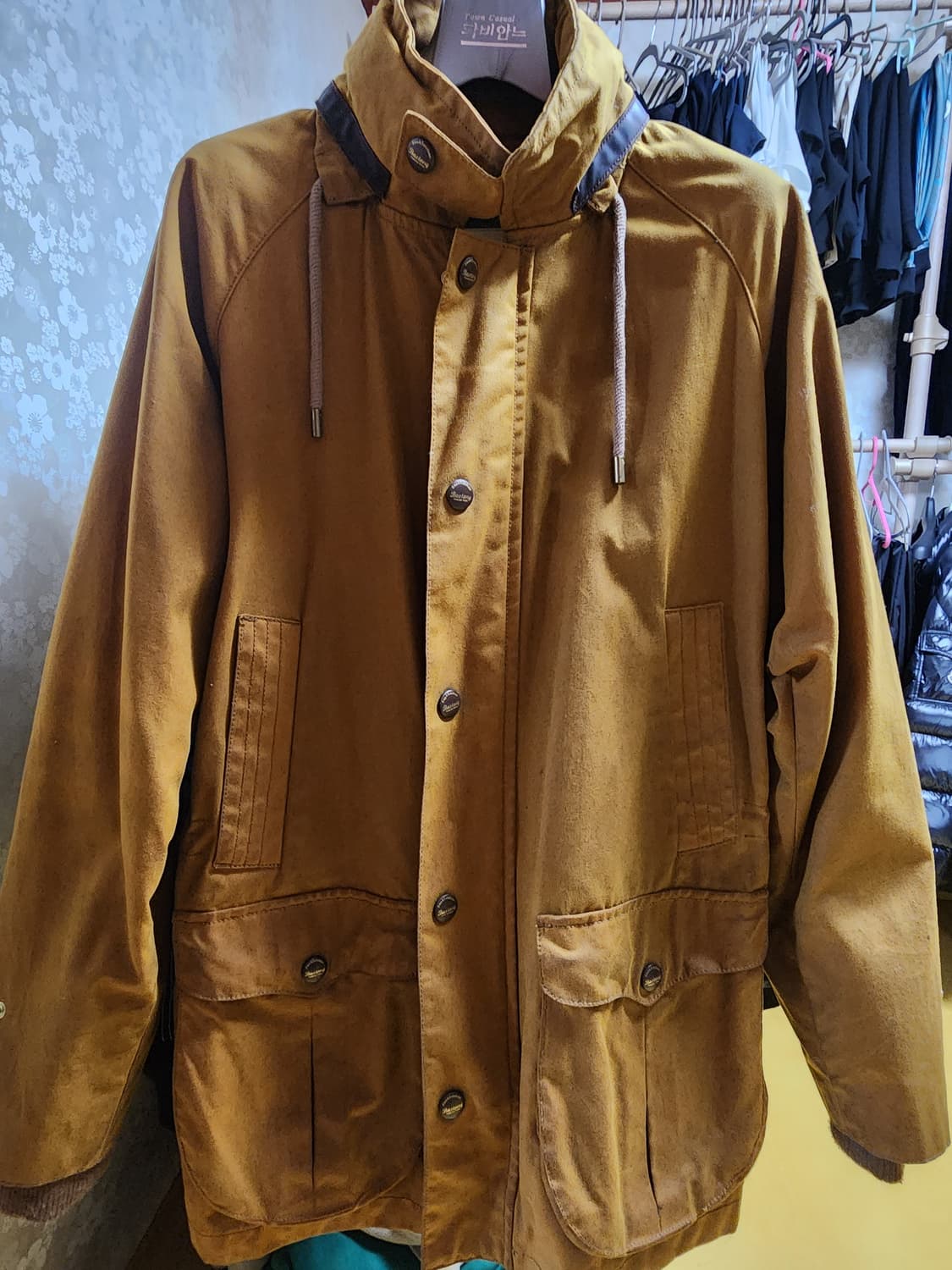 바스통 002 왁스자켓 M사이즈 판매합니다. 상품이미지2