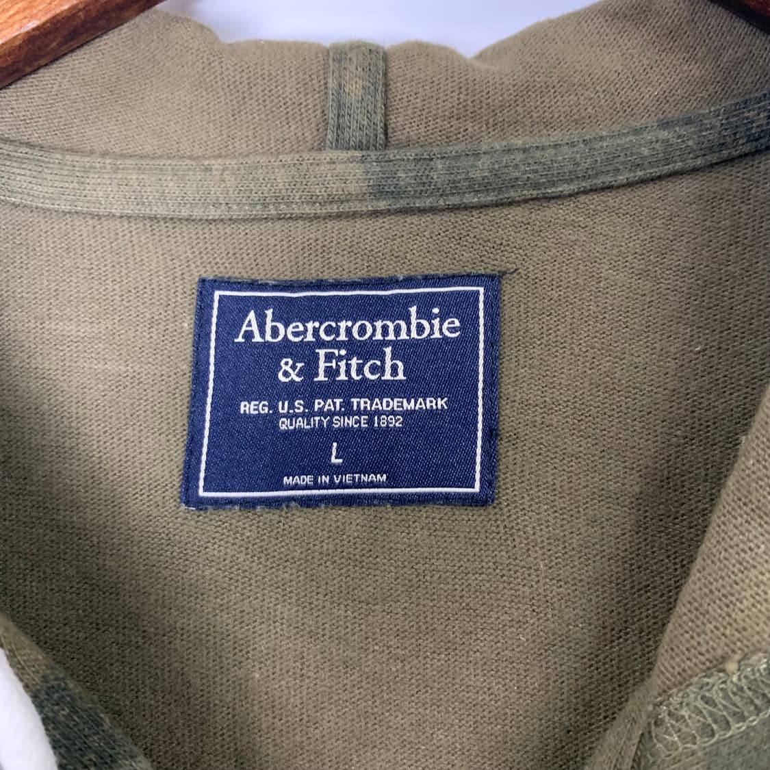 아베크롬비 카모 패턴 후드집업 상품이미지6