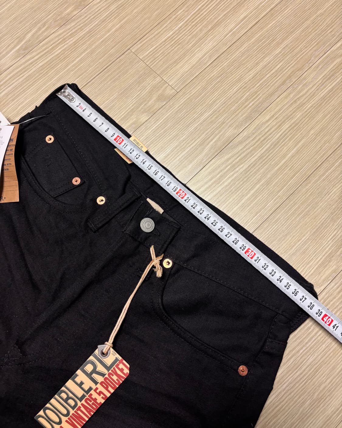 RRL 빈파포 블랙온블랙 30x30 사이즈 판매합니다. 상품이미지6