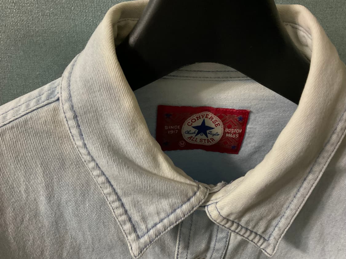 컨버스 빈티지 워시드 데님 셔츠 상품이미지3