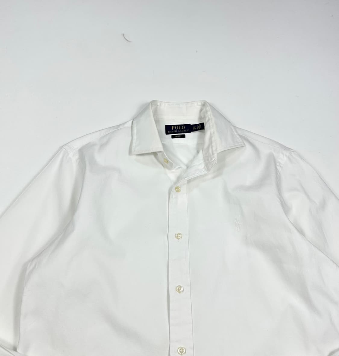 폴로 랄프로렌 포니 클래식 화이트 셔츠 (M) 상품이미지1