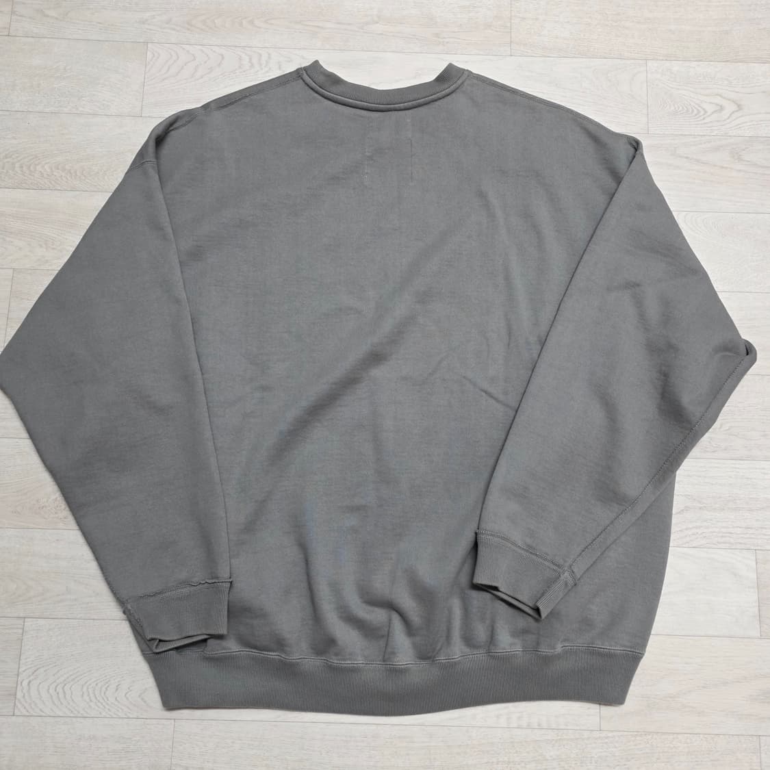 [1,2] 마카웨어 휴지 스웻 셋업 오가닉코튼 헤비 컴포트 플리스 그레이 상품이미지6