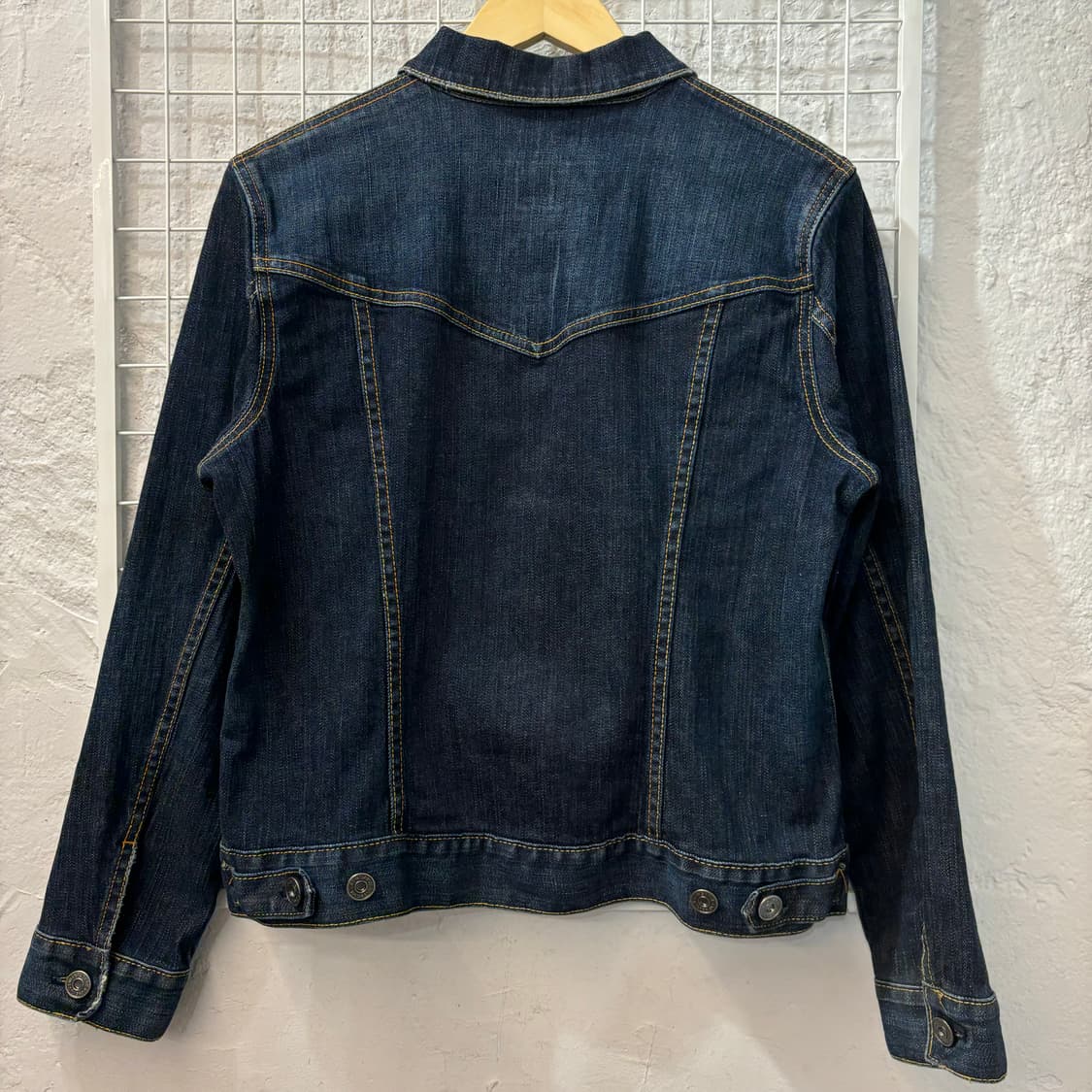 GAP 갭 y2k 빈티지 크롭 데님 자켓 L 상품이미지2