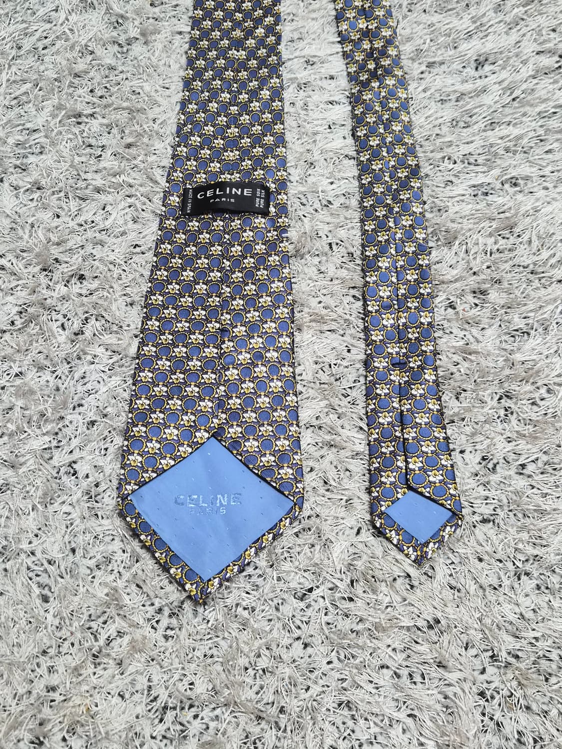 셀린느Celine 플라워 패턴 넥타이 Free - N38 상품이미지6