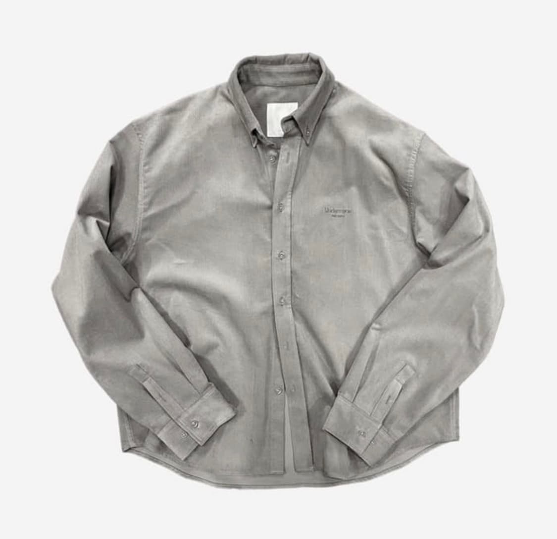 언더마이카 mu.88 코듀로이 셔츠 그레이 2 상품이미지1