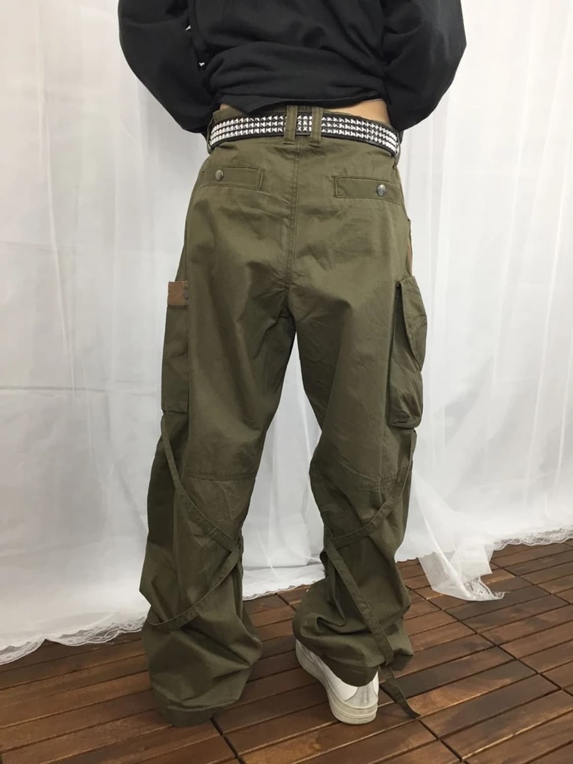 00s TETE HOMME Strap Cargo Pants 상품이미지3
