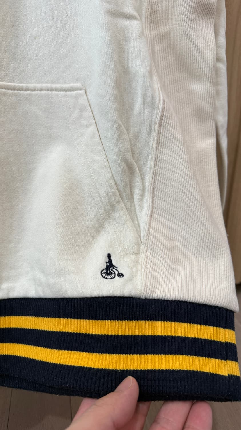 빈폴 아이보리색 후드티 상품이미지2