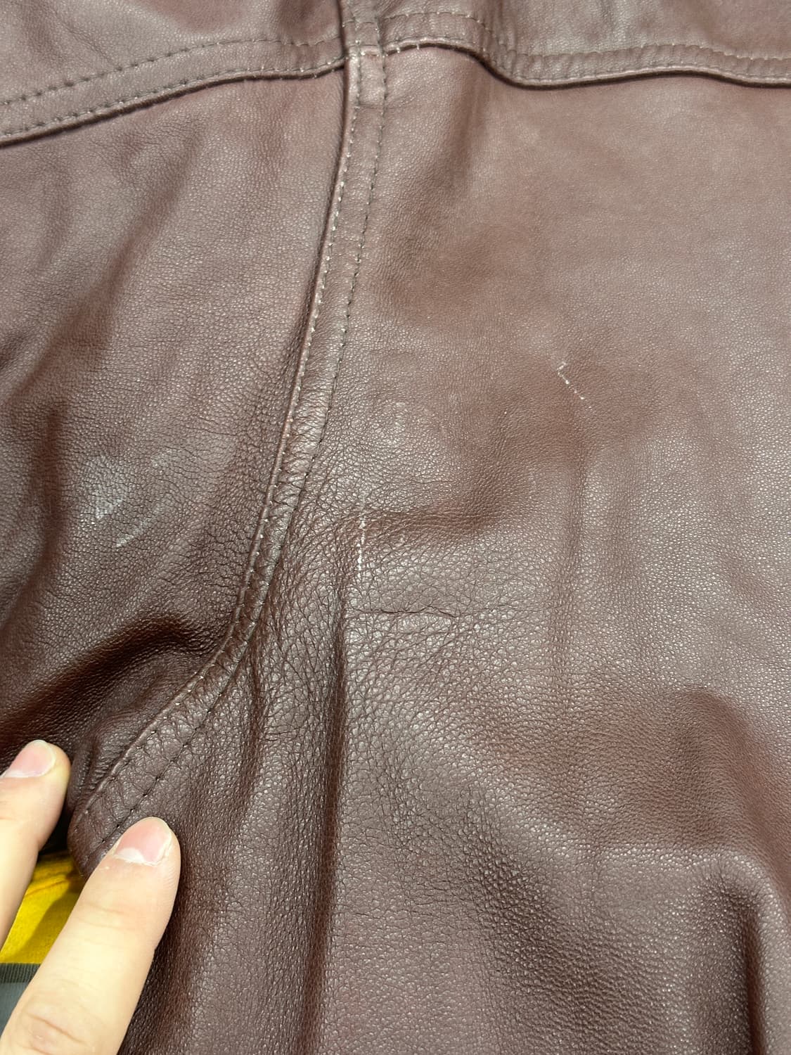 90s HUGO BOSS 레더 봄버 자켓 52 상품이미지7