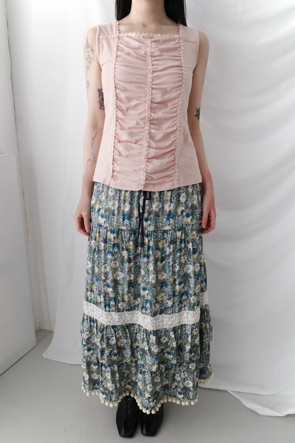 shirring sleeveless 상품이미지3