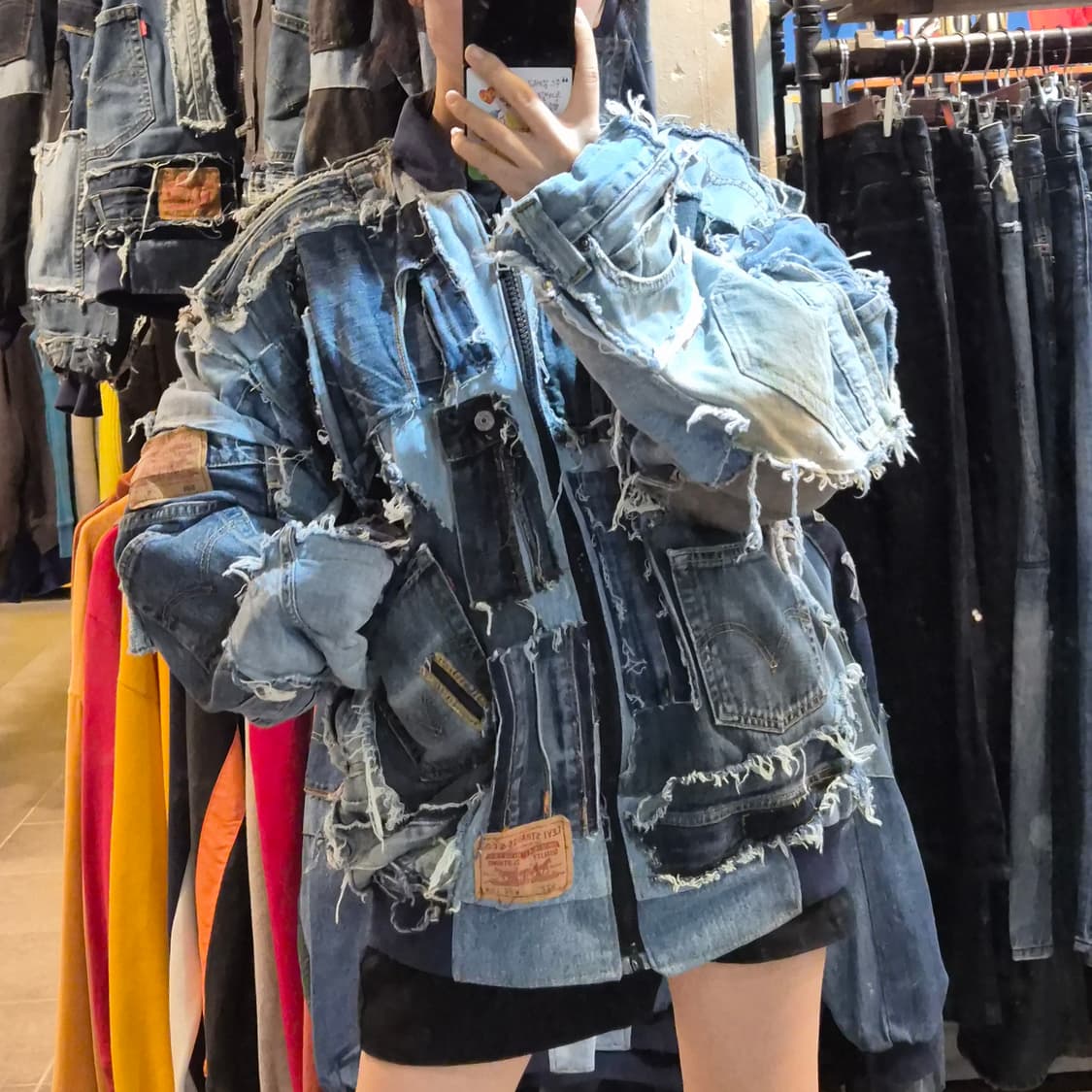 [NO.9] 리바이스 리메이크 데님 자켓 크레이지 상품이미지2